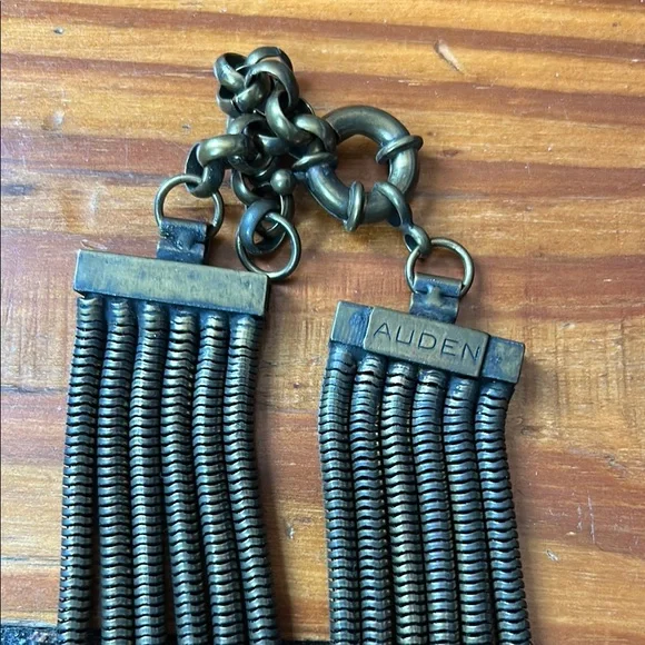 Vintage Auden Gold Tone Layered Necklace - Picture 10 of 12